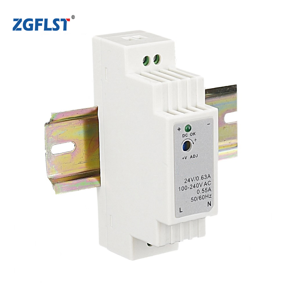 DR-15  single-output DIN rail power supplies 5V 12V 24V